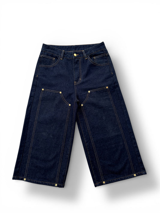 Hardy denim capris