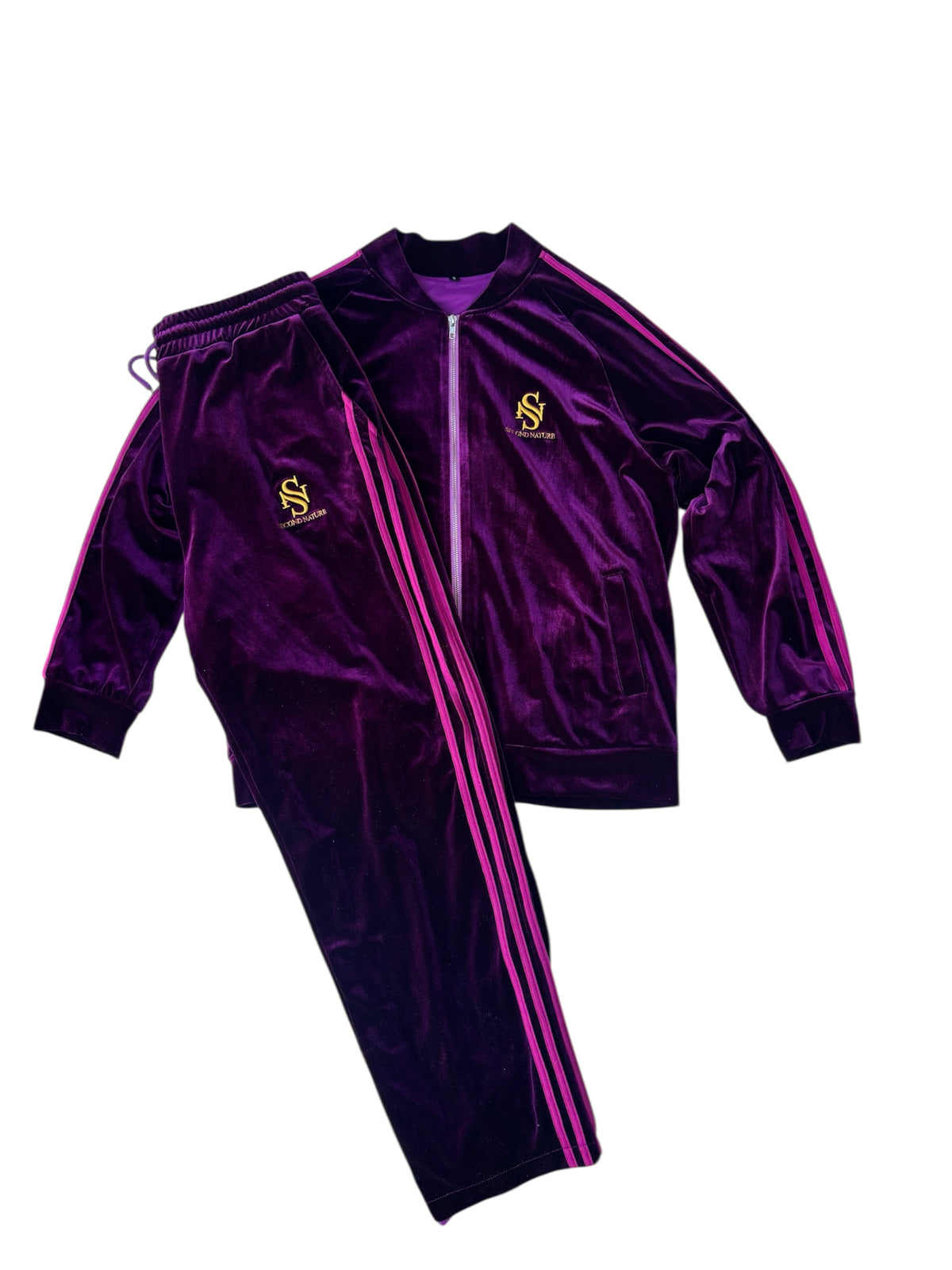 Active Velour Track Suit